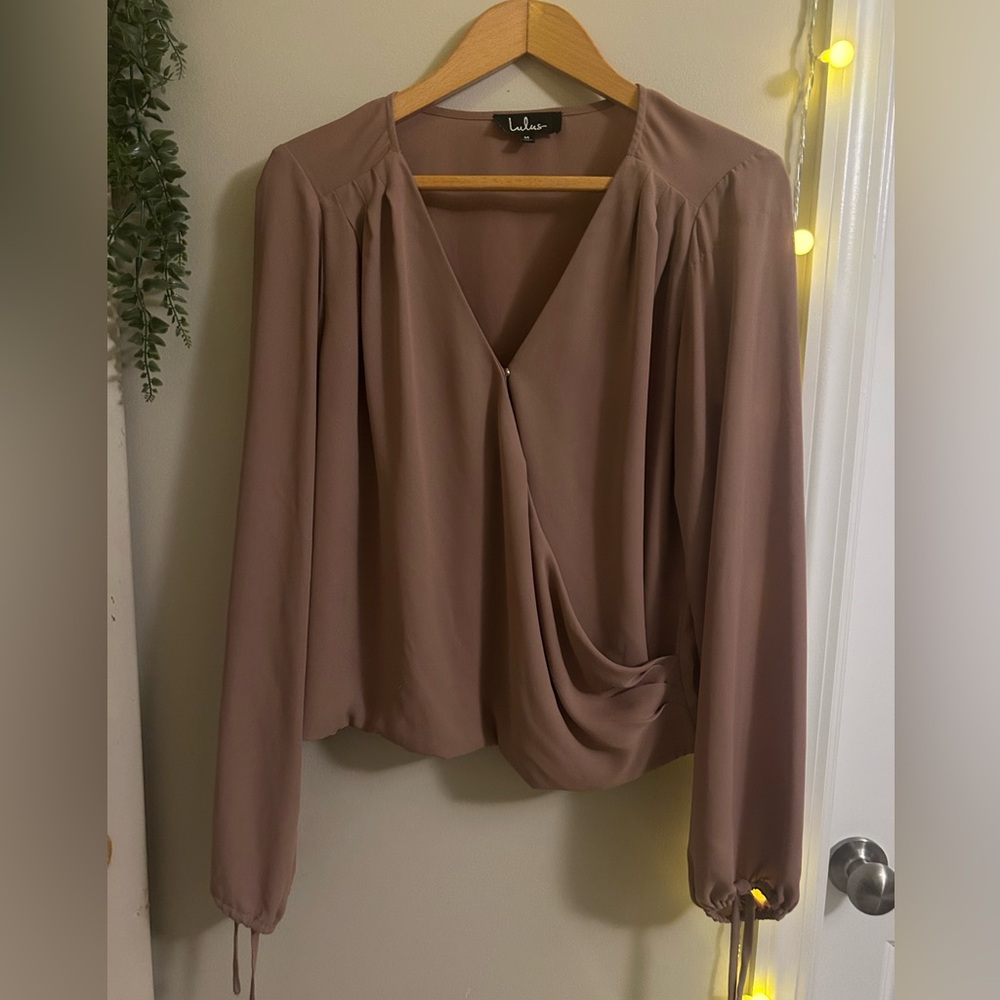 Lulu's Drape Blouse